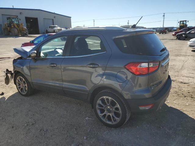 MAJ3P1VE8JC206983 - 2018 FORD ECOSPORT TITANIUM GRAY photo 2