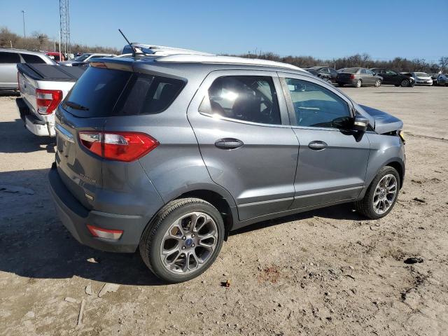 MAJ3P1VE8JC206983 - 2018 FORD ECOSPORT TITANIUM GRAY photo 3