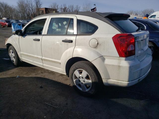 1B3HB28B57D304847 - 2007 DODGE CALIBER WHITE photo 2