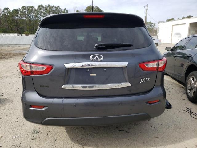 5N1AL0MMXDC309726 - 2013 INFINITI JX35 GRAY photo 6