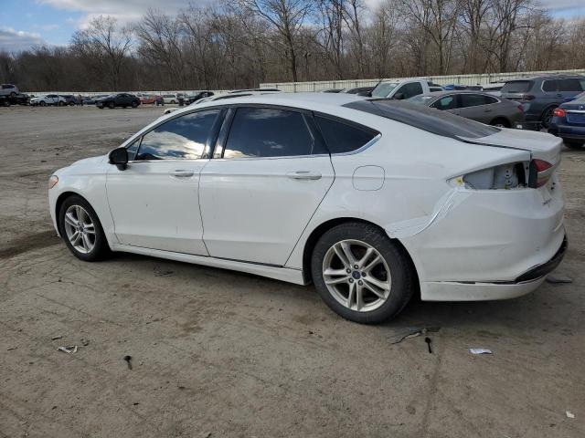 3FA6P0HD6JR175499 - 2018 FORD FUSION SE WHITE photo 2