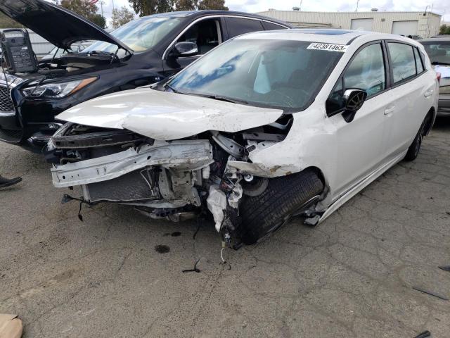 4S3GTAM69L3733659 - 2020 SUBARU IMPREZA SPORT WHITE photo 1