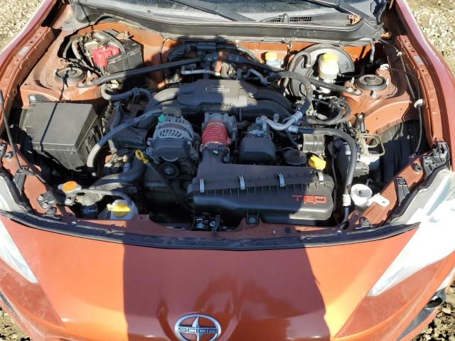 JF1ZNAA14D1730411 - 2013 TOYOTA SCION FR-S ORANGE photo 11