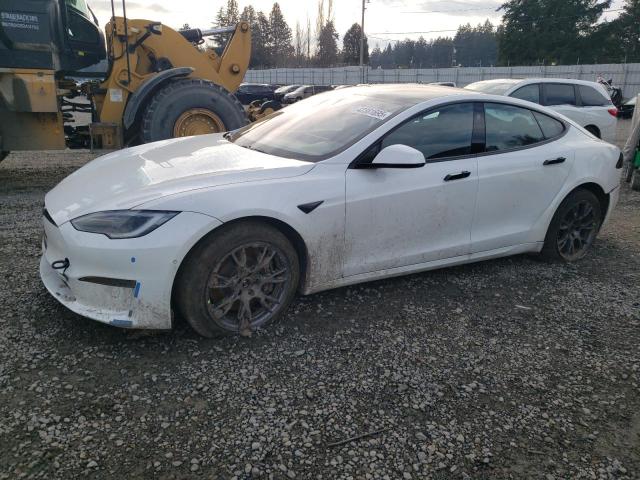 5YJSA1E53PF500259 - 2023 TESLA MODEL S WHITE photo 1
