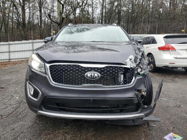 5XYPH4A53HG238116 - 2017 KIA SORENTO EX GRAY photo 5