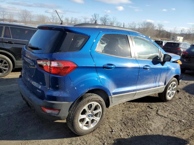 MAJ6S3GL2LC317969 - 2020 FORD ECOSPORT SE ლურჯი ფოტო 3