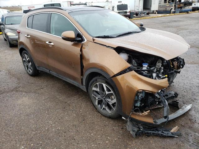 KNDPN3AC1M7879743 - 2021 KIA SPORTAGE EX BROWN photo 4