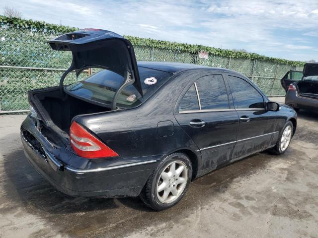 WDBRF84J73F407787 - 2003 MERCEDES-BENZ C 320 4MATIC BLACK photo 3