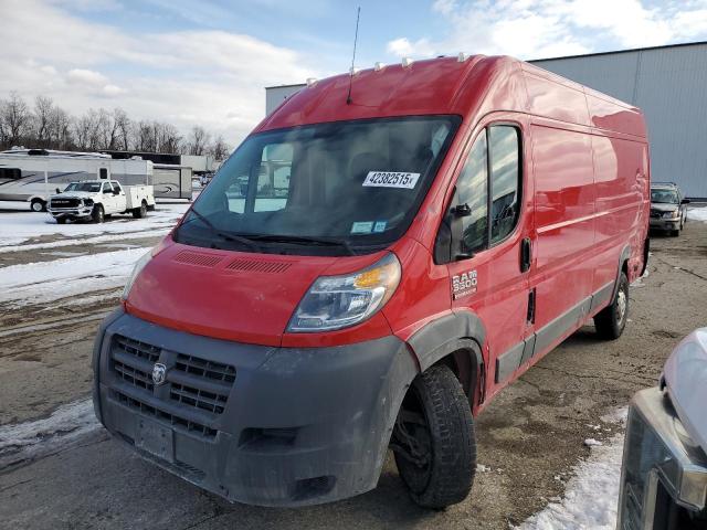 3C6URVJGXHE521513 - 2017 RAM PROMASTER 3500 HIGH წითელი ფოტო 1