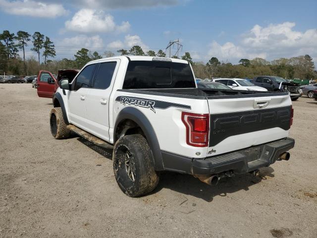 1FTFW1RG8KFB94307 - 2019 FORD F150 RAPTOR WHITE photo 2