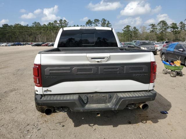 1FTFW1RG8KFB94307 - 2019 FORD F150 RAPTOR WHITE photo 6