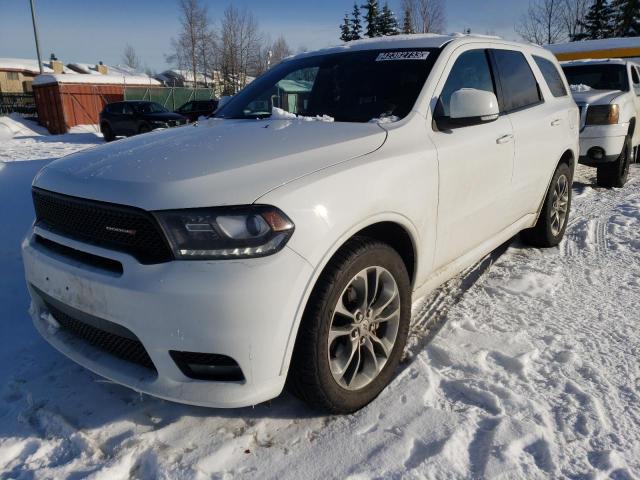 1C4RDJDG1LC339541 - 2020 DODGE DURANGO GT WHITE photo 1