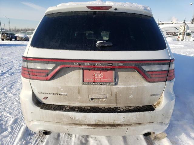 1C4RDJDG1LC339541 - 2020 DODGE DURANGO GT WHITE photo 6