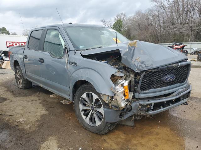 1FTEW1E53KKD02498 - 2019 FORD F150 SUPERCREW GRAY photo 4