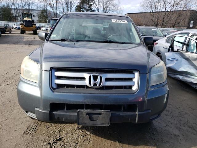 2HKYF18146H532495 - 2006 HONDA PILOT LX CHARCOAL photo 5