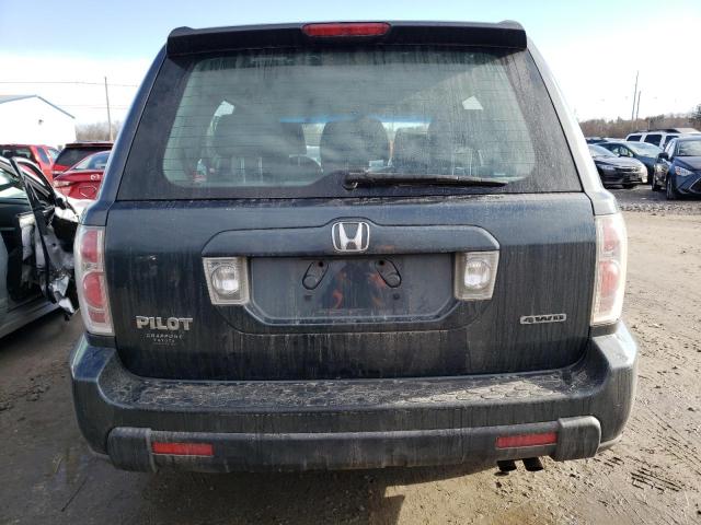 2HKYF18146H532495 - 2006 HONDA PILOT LX CHARCOAL photo 6