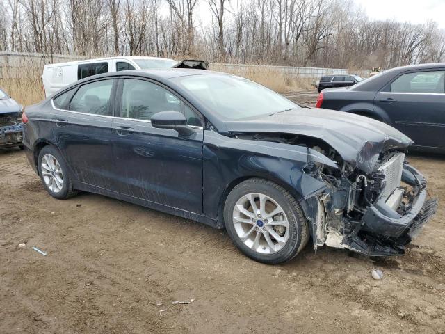 3FA6P0HD8LR147271 - 2020 FORD FUSION SE BLUE photo 4