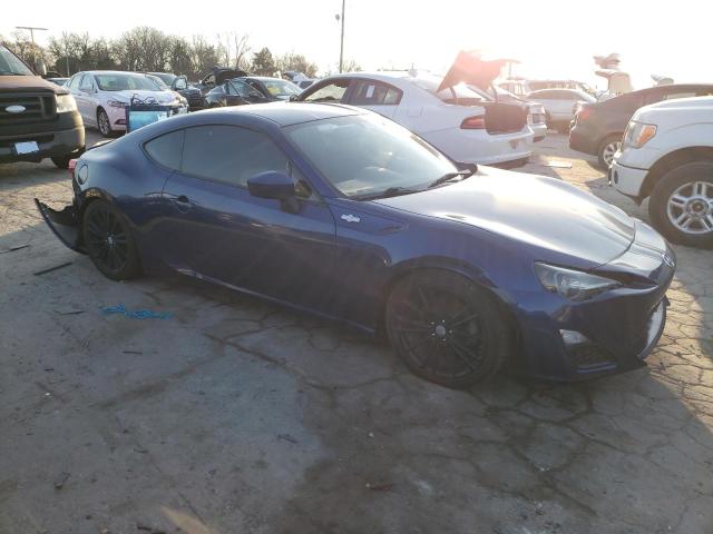 JF1ZNAA16D2730937 - 2013 TOYOTA SCION FR-S BLUE photo 4