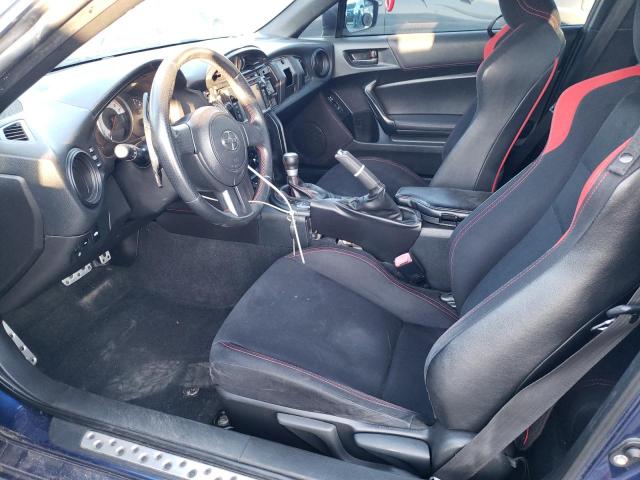 JF1ZNAA16D2730937 - 2013 TOYOTA SCION FR-S BLUE photo 7