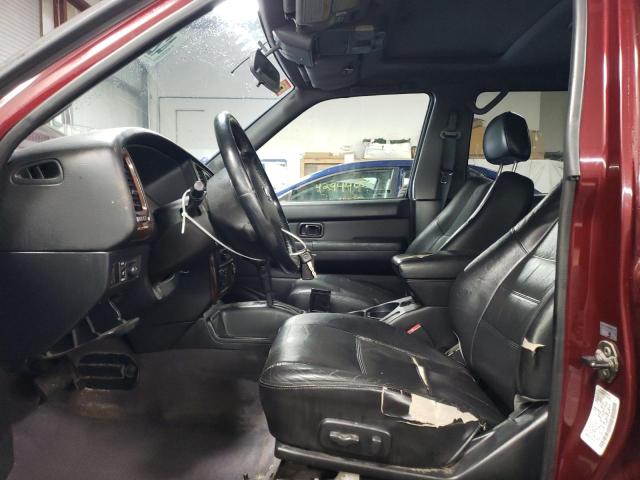 JN8DR09Y12W730374 - 2002 NISSAN PATHFINDER LE BURGUNDY photo 7