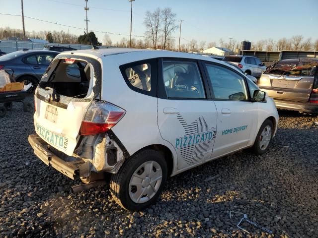 JHMGE8H37DC077108 - 2013 HONDA FIT WHITE photo 3