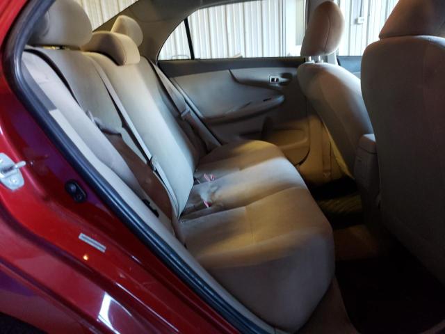 1NXBU40E19Z009937 - 2009 TOYOTA COROLLA BASE RED photo 10