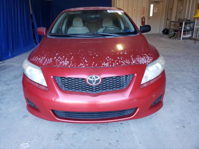 1NXBU40E19Z009937 - 2009 TOYOTA COROLLA BASE RED photo 5