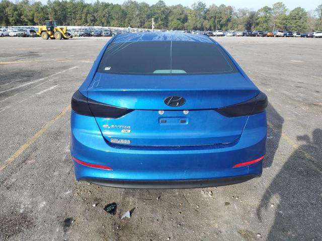 KMHD74LF4JU648662 - 2018 HYUNDAI ELANTRA SE BLUE photo 6