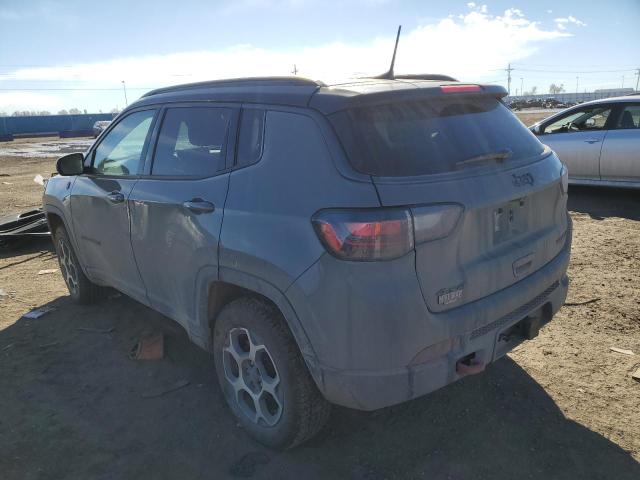 3C4NJDDB8NT188878 - 2022 JEEP COMPASS TRAILHAWK GRAY photo 2