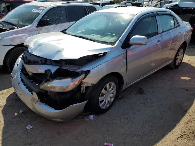 2T1BU4EE3AC255838 - 2010 TOYOTA COROLLA BASE SILVER photo 1