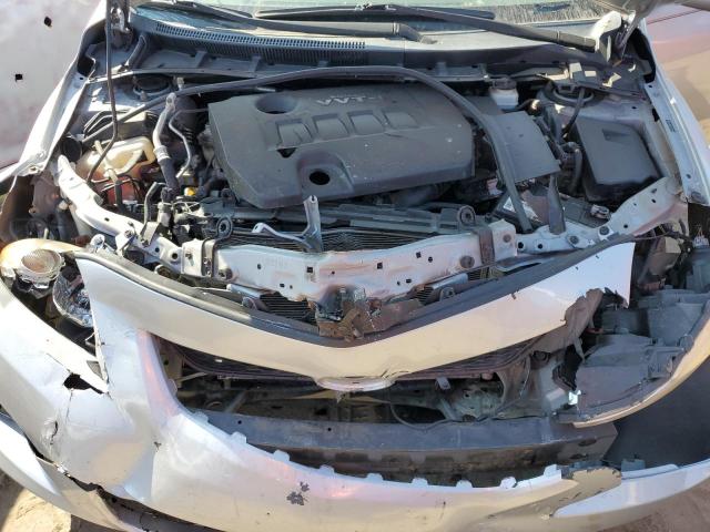 2T1BU4EE3AC255838 - 2010 TOYOTA COROLLA BASE SILVER photo 11