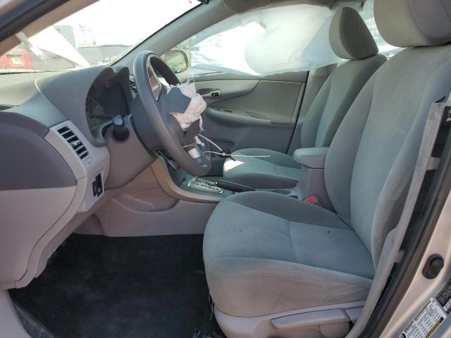 2T1BU4EE3AC255838 - 2010 TOYOTA COROLLA BASE SILVER photo 7