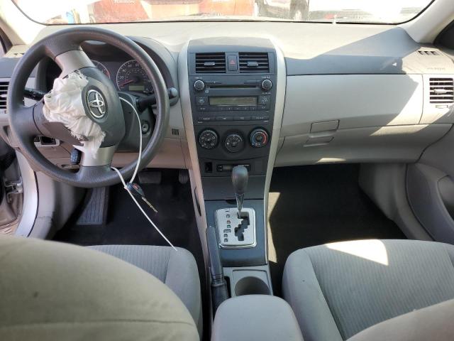 2T1BU4EE3AC255838 - 2010 TOYOTA COROLLA BASE SILVER photo 8
