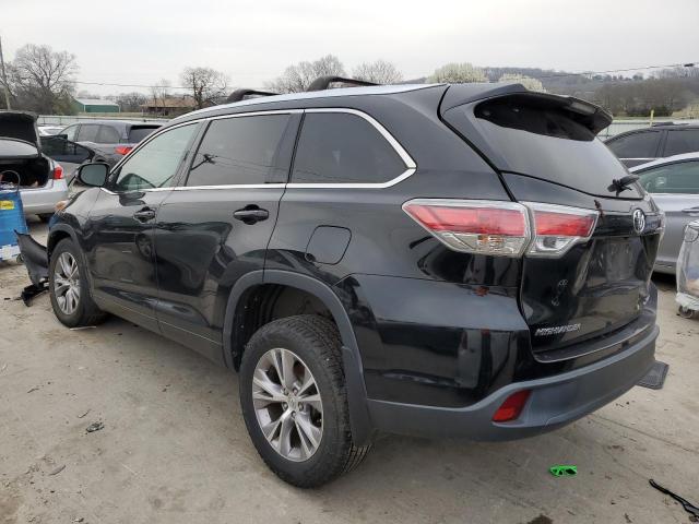 5TDJKRFH7FS153125 - 2015 TOYOTA HIGHLANDER XLE 黑色 照片 2