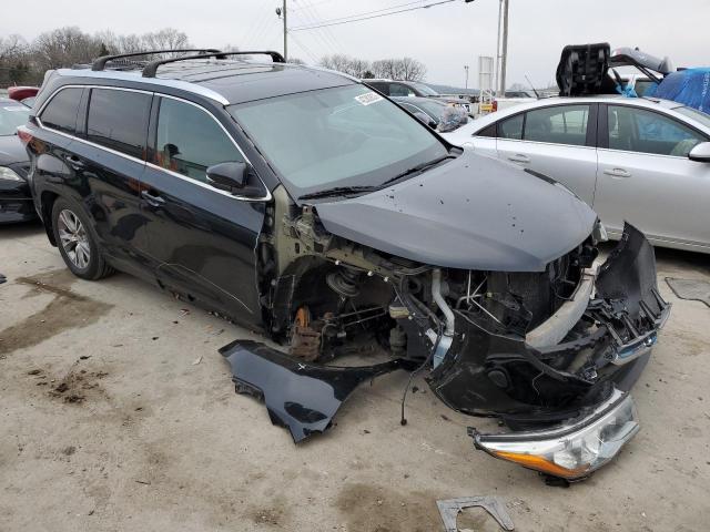 5TDJKRFH7FS153125 - 2015 TOYOTA HIGHLANDER XLE 黑色 照片 4