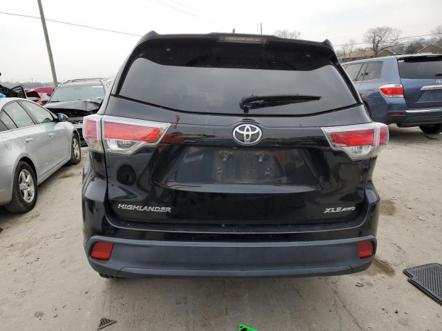 5TDJKRFH7FS153125 - 2015 TOYOTA HIGHLANDER XLE 黑色 照片 6