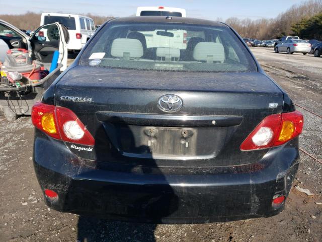 2T1BU4EE6AC523376 - 2010 TOYOTA COROLLA BASE BLACK photo 6