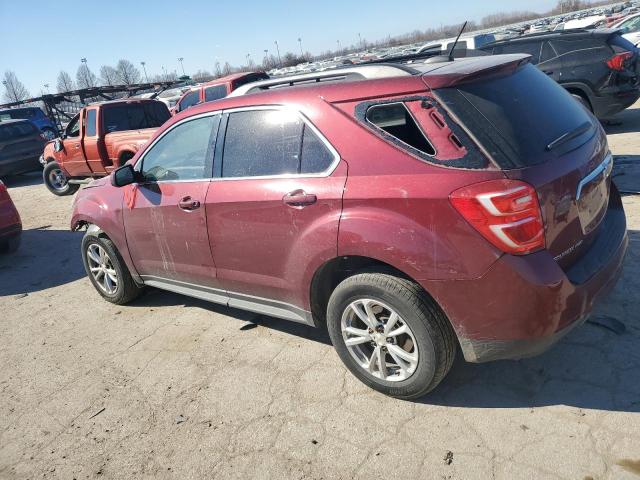 2GNFLFEKXH6156149 - 2017 CHEVROLET EQUINOX LT MAROON photo 2