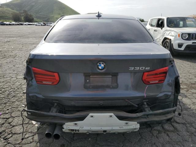 WBA8E1C37HA030065 - 2017 BMW 330E GRAY photo 6