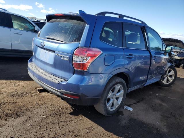 JF2SJAHCXGH489885 - 2016 SUBARU FORESTER 2.5I LIMITED BLUE photo 3