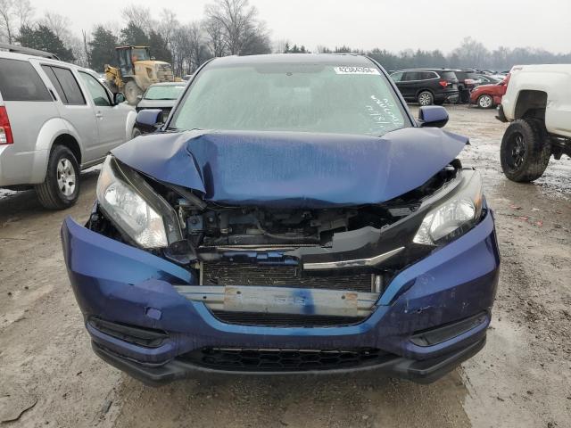 3CZRU6H3XHG701840 - 2017 HONDA HR-V LX BLUE photo 5