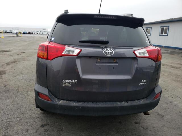 2T3BFREV5DW067629 - 2013 TOYOTA RAV4 EV FW LE GRAY photo 6