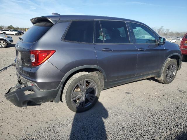 5FNYF8H5XKB020289 - 2019 HONDA PASSPORT EXL GRAY photo 3