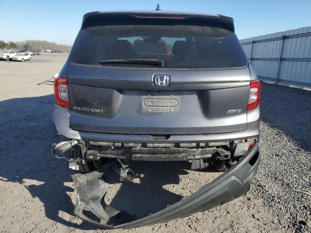 5FNYF8H5XKB020289 - 2019 HONDA PASSPORT EXL GRAY photo 6
