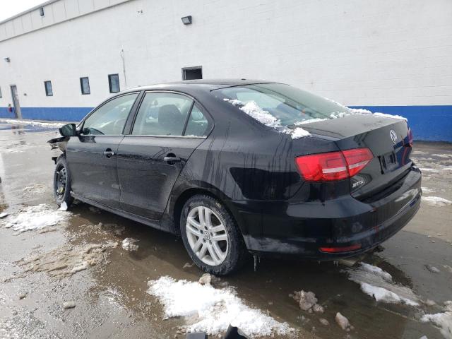 3VW2K7AJ9FM248379 - 2015 VOLKSWAGEN JETTA BASE BLACK photo 2