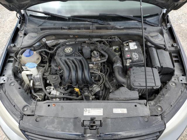 3VW2K7AJ8CM357881 - 2012 VOLKSWAGEN JETTA BASE 灰色 照片 11