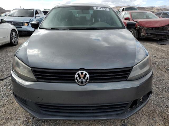 3VW2K7AJ8CM357881 - 2012 VOLKSWAGEN JETTA BASE 灰色 照片 5