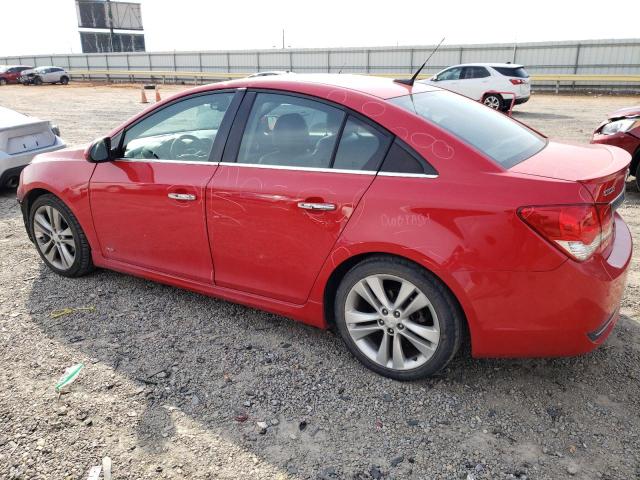 1G1PG5SB9D7254110 - 2013 CHEVROLET CRUZE LTZ RED photo 2