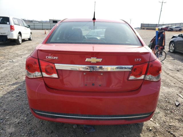 1G1PG5SB9D7254110 - 2013 CHEVROLET CRUZE LTZ RED photo 6