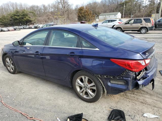 5NPEB4AC5BH202905 - 2011 HYUNDAI SONATA GLS BLUE photo 2